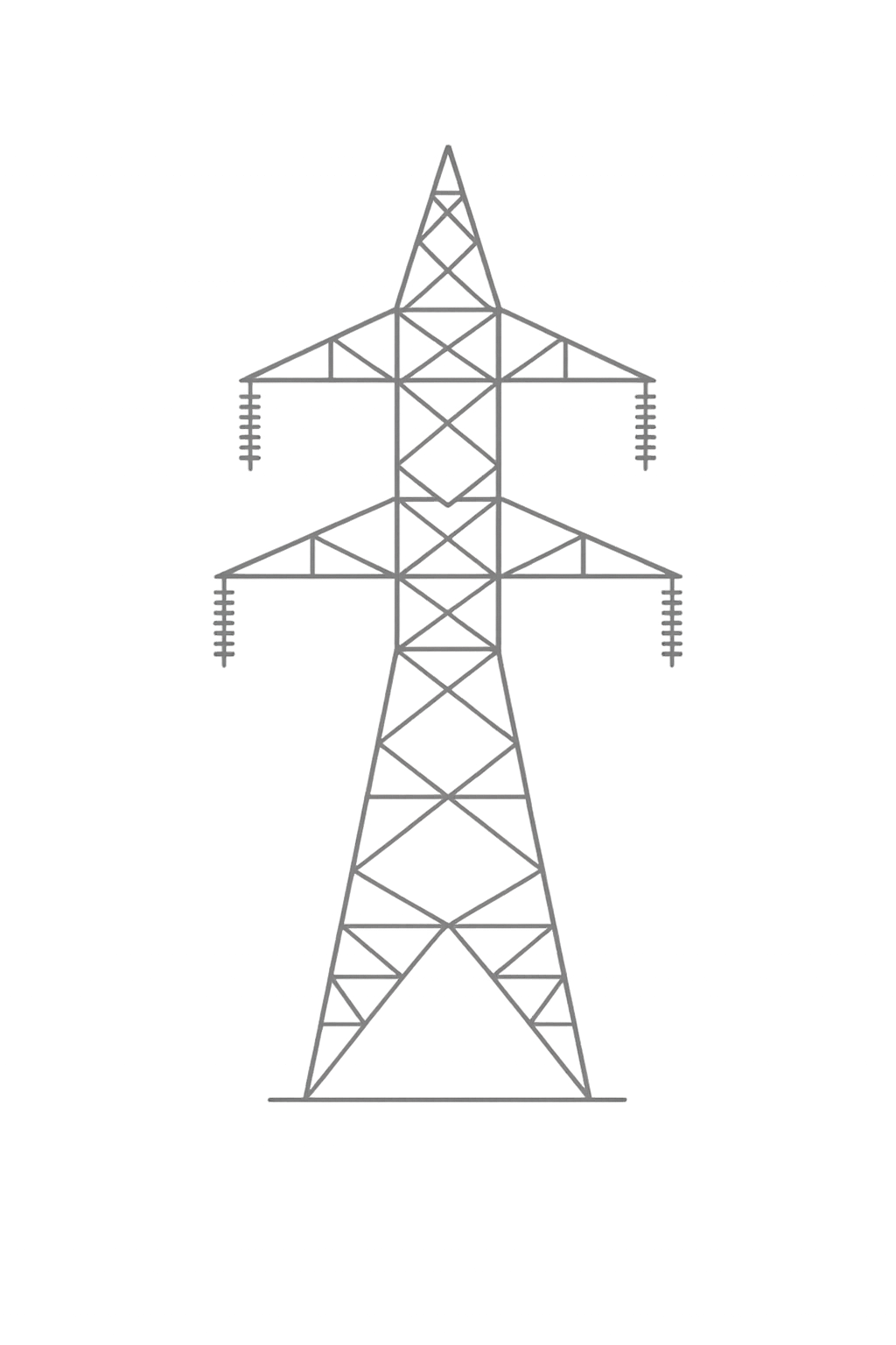 Torres eléctricas (ilustración)